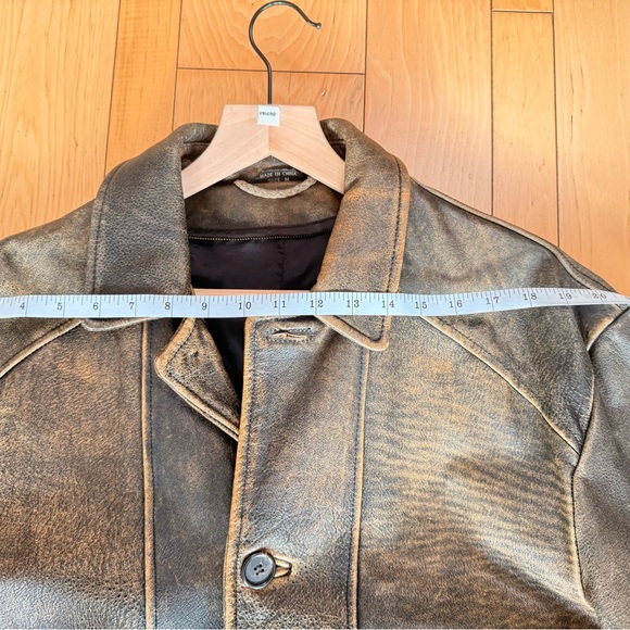 Gordon & Ferguson heirloom leather jacket, Vintage, Distressed (est. 1871 brand) - Picture 11 of 13